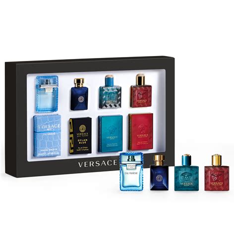 mens versace mini set|Versace mini 5ml set.